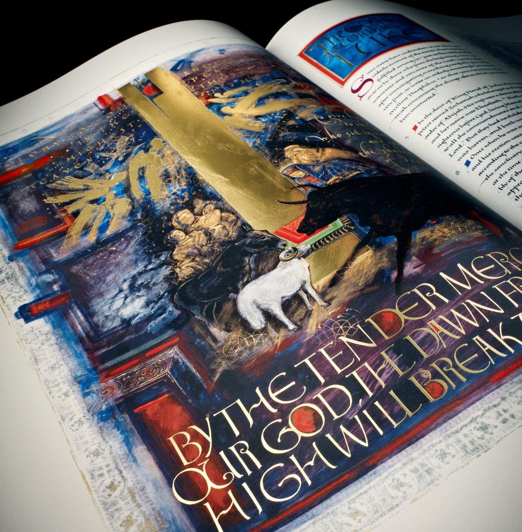 Illuminating the Word Birth of Christ, Donald Jackson, Copyright 2002, The Saint John s Bible,