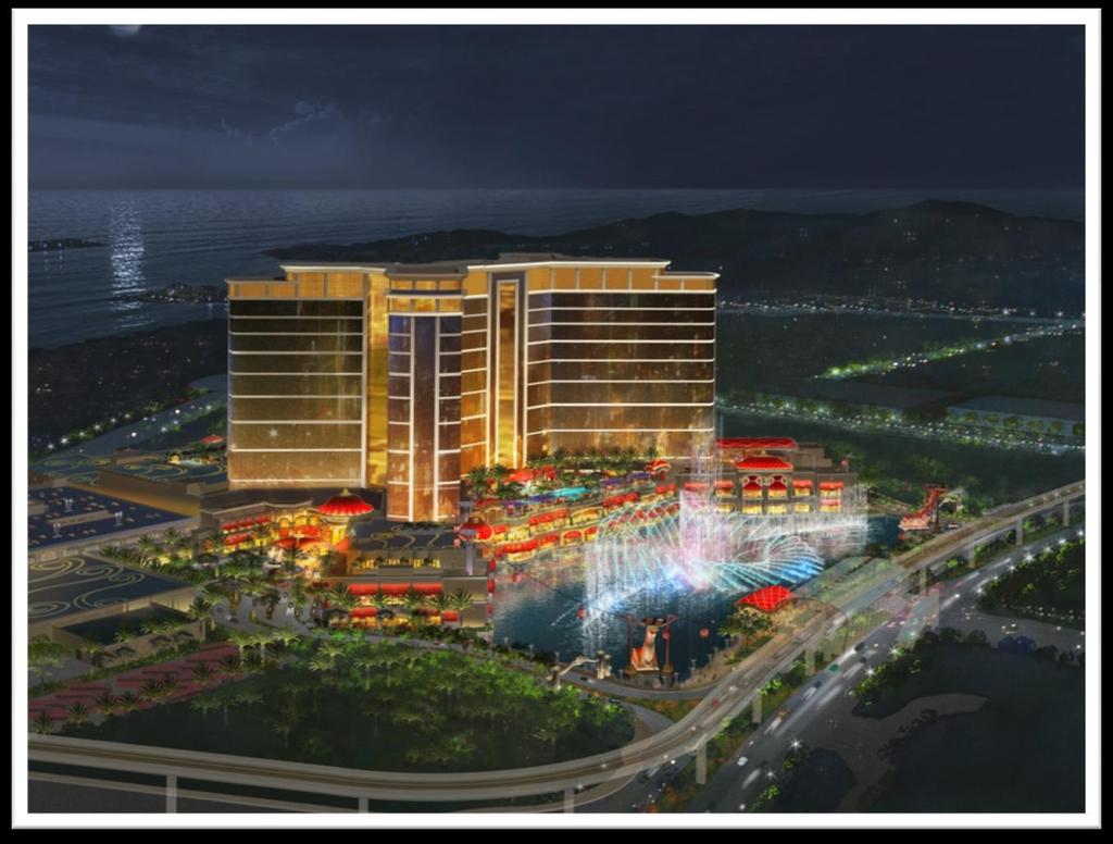 Wynn Palace Cotai Area of Macau Construction Update Target completion date: 1H16 Total estimated cost : $4.