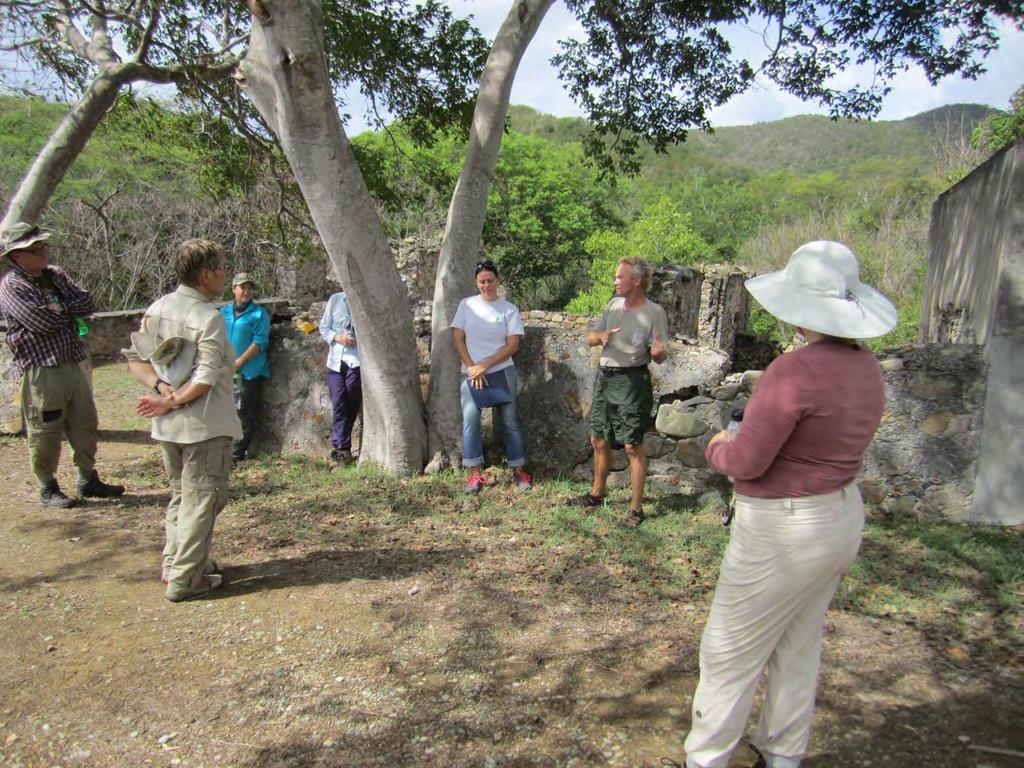 Educational Opportunities: The volunteers were provided with several educational opportunities to provide context for their work and appreciation for Virgin Islands National Park: The group met with