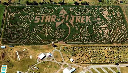 Saturday, October 22 Meet at 4:00pm (Hours 10:00am-11:00pm) Richardson Adventure Farm 909 English Prairie Road Spring Grove, IL 60081 Corn Maze and More 2016 Maze Design Orbiting: Extra Fee