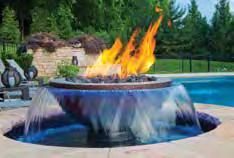 Both combine fire, soothing water