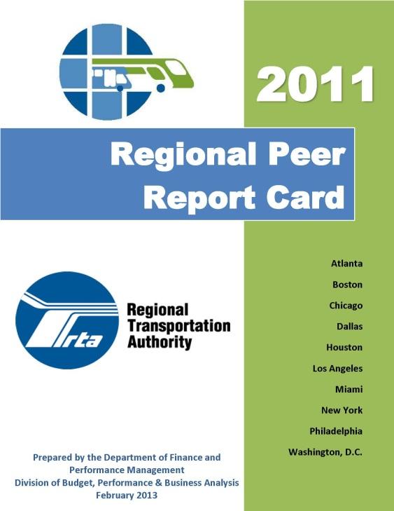 2011 Peer Reports Regional Report - 5 th Annual
