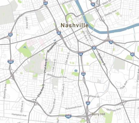 retail and restaurant amenities Easy access to I-65/I-40 interstate system and Nashville s major arteries