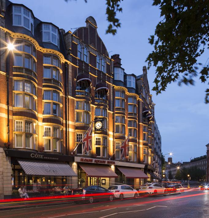 SLOANE SQUARE HOTEL The beautifully restored Sloane Square Hotel is famously located in the heart of the Royal Borough of Kensington and Chelsea and offers 101 individually designed bedrooms.