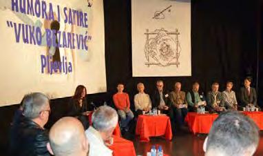 EVENTS Days of Humour and Satire Vuko Bezarevic is a regional manifestation of humour which has been organised by the Town of Pljevlja for three decades.