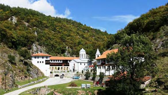 A TREASURY OF SILVER, GOLD AND GILDED OBJECTS The Monastery of the Holy Trinity is about 1 km from the Town of
