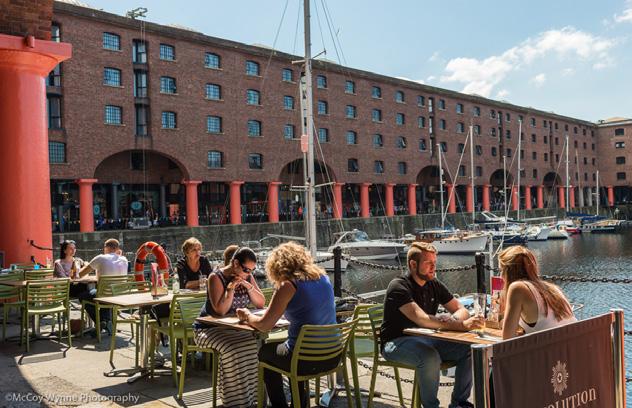 works amidst some of the city s key attractions, including Tate Liverpool, The Beatles Story and