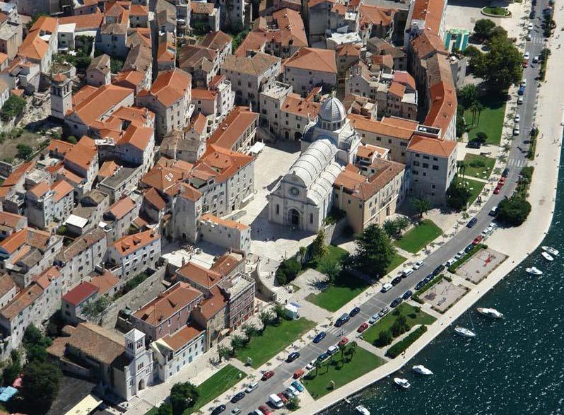SIBENIK MUST SEE LIST Old town of Sibenik with its renaissance cathedral of St.