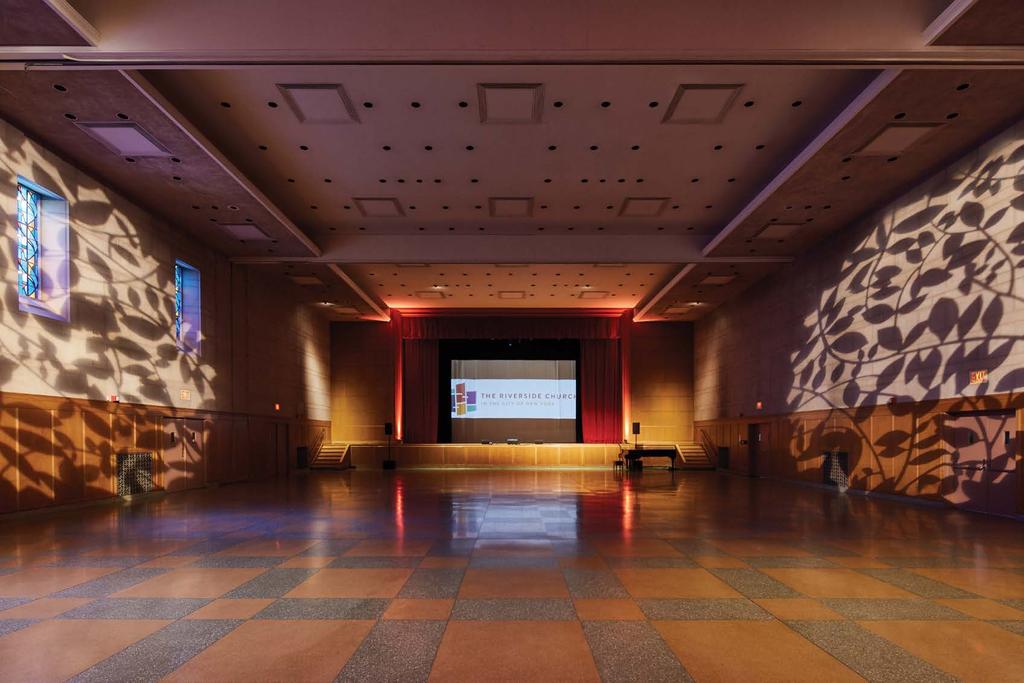 SOUTH HALL South Hall measures 86 feet in length and 62 feet in width and comes with a full stage and lobby.