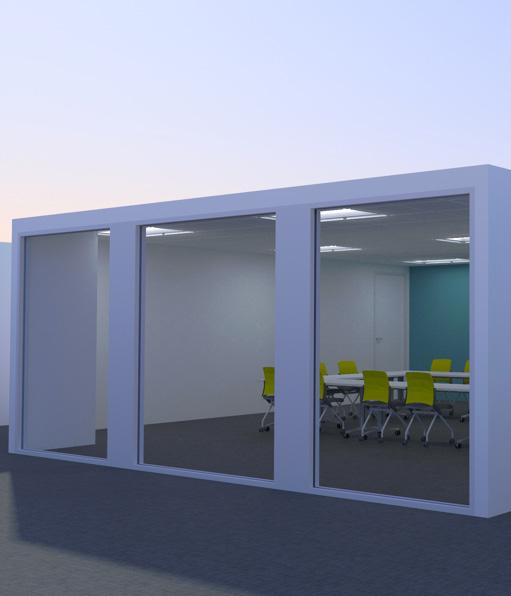 lobby and restrooms Shared conference areas
