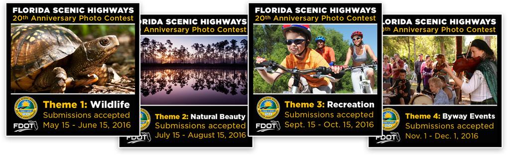 In conjunction with the FSHP, the Department launched a year-long social media campaign and photo contest featuring the state s scenic highways.