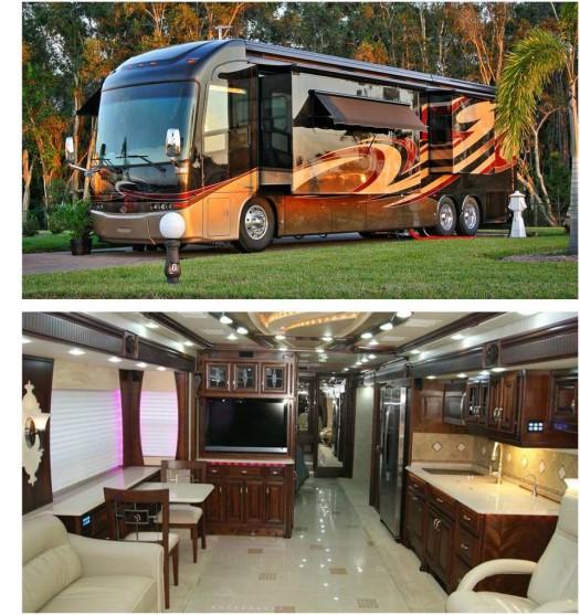 Perhaps you have see this under the a photo of a luxury motorhome. During these last weeks, several of these in different formats have appeared on Facebook.