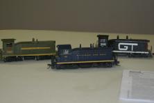 Jackson rewired three older diesel switchers with used Digitrax DN136D decoders and 50