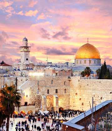 will continue your visit to the Old and New City of Jerusalem. Discover sites such as the Western Wall, the holiest site in Judaism.