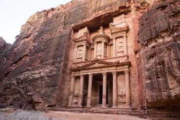 " Perhaps its most famous structure is 45m-high Al Khazneh, a temple with an ornate, Greek-style facade, and known as The Treasury.