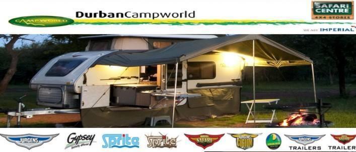Durban Campworld is an authorized Caravan, Motorhome and Trailer dealership for Jurgens caravans, Gypsey caravans, Sprite