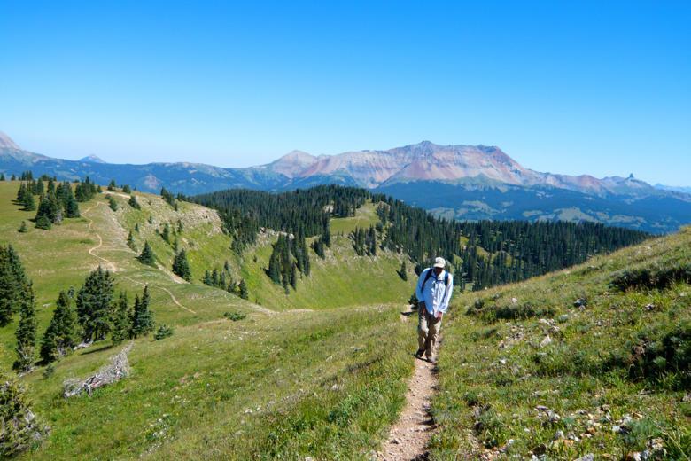 GUIDED HIKING Hiking around Dunton into the beautiful San Juan Mountains is the quintessential wilderness experience.