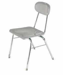 Available in 12, 13½, 15½, and 17½ heights. 152 Chair For decades, Columbia s X brace stacking chair has satisfied demands for dependability and student comfort.
