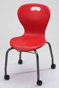 Chair provides exceptional durability and comfort. 2873 Caster Chair 13, 2875 Caster Chair 15, 2877 Caster Chair 17. All purpose casters are designed for VCT floors or carpet.