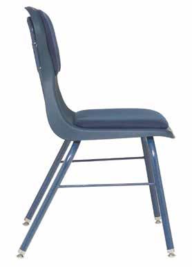 5 more incline than standard chairs for optimum performance Upholstery Navy Gray Green Wine Soft Plastic Navy Gray Wine Green Bright Blue* Bright Yellow* Bright Red* * Available for 12, 13½, and 15½
