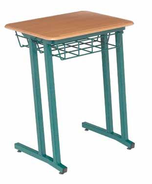 7219 Desk 7449 Desk Our fixed height study top pedestal desk combines a rugged double upright frame and arched base