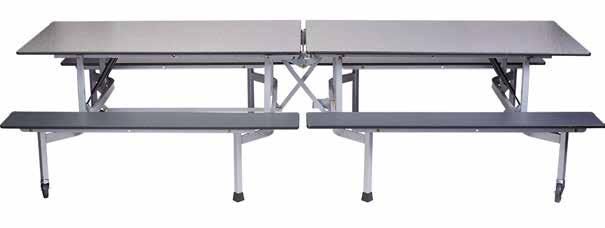 Our exclusive self-locking gravity enforced device ensures the table will not open or close unless the lock is