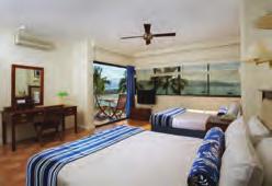 ROOM TYPE Ocean View Room x 13 DESCRIPTION A queen size bed (some rooms with an additional queen bed), ensuite bathroom,