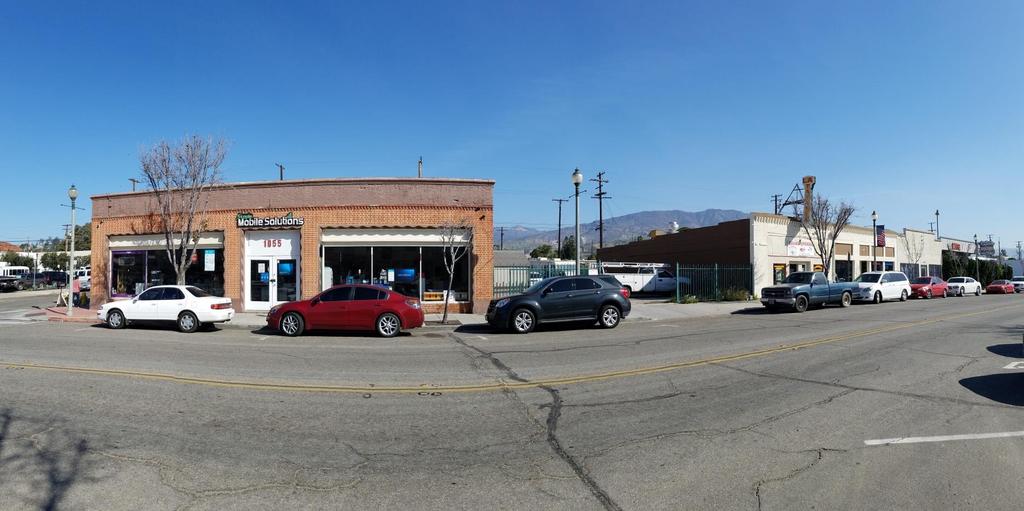 Prime redevelopment opportunity. Includes 5,400 SF Auto Shop Space with drive-in doors. Fronts 160 ft. on E. Main Street in downtown Santa Paula!