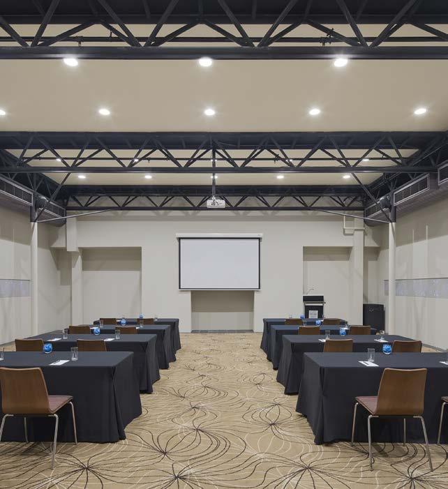SUBIACO ROOM Features 129 square metres of flexible event space State-of-the-art A/V