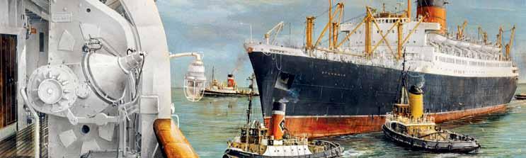 JANUARY2017 2nd: Bank Holiday (UK) 3rd: Bank Holiday (Sco) RMS Sylvania departing from Liverpool in 1962 by Robert G. Lloyd. RMS Sylvania was built in 1957 by John Brown & Co.