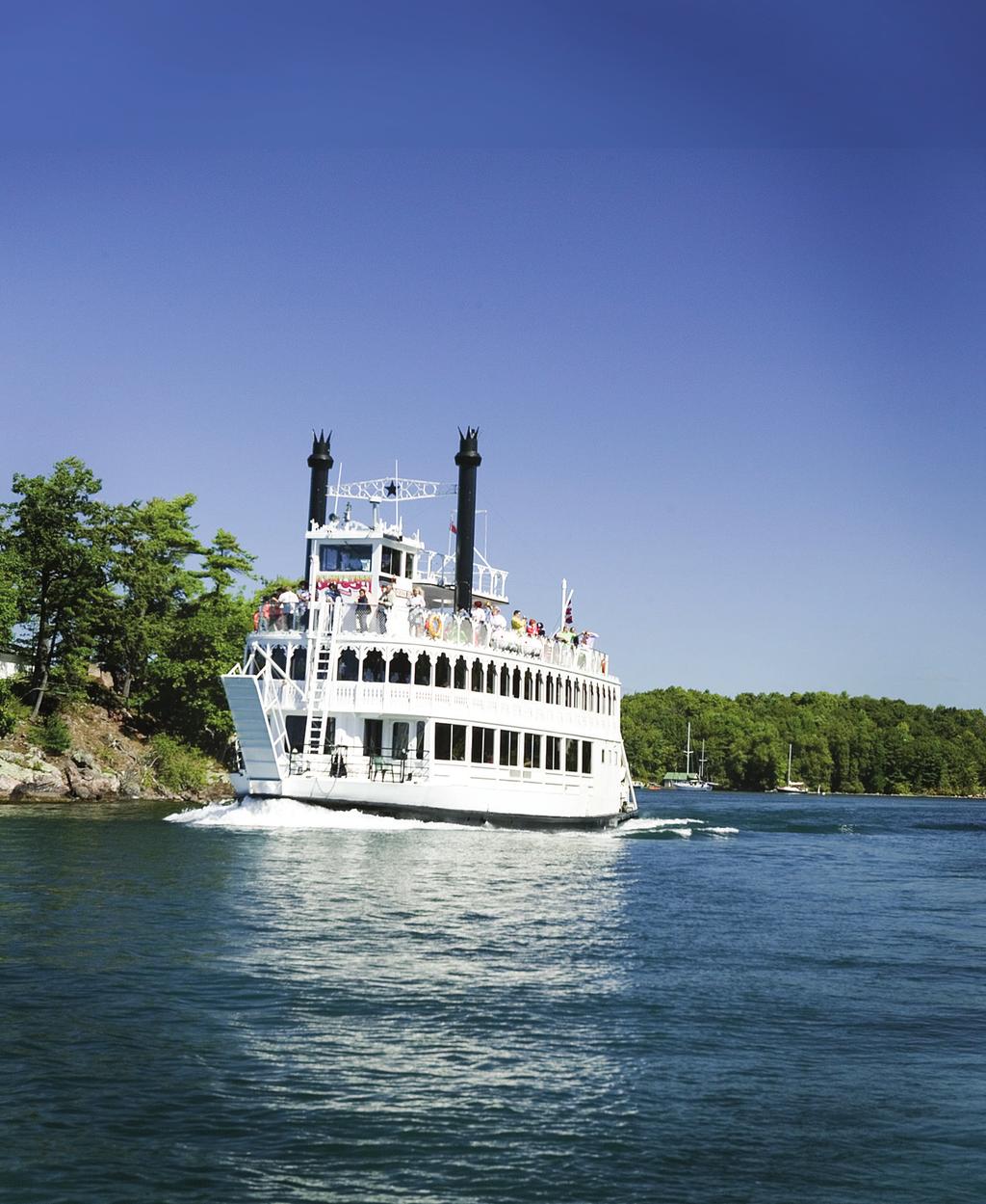 The Island Queen Rollin Down the River The world-famous 1000 Islands begin in Kingston and span the St.