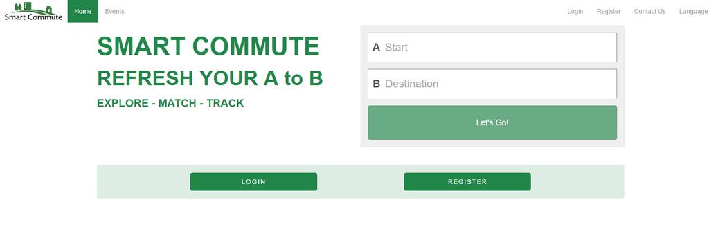 To register for an account or to log onto the Smart Commute Tool, users have to visit https://explore.