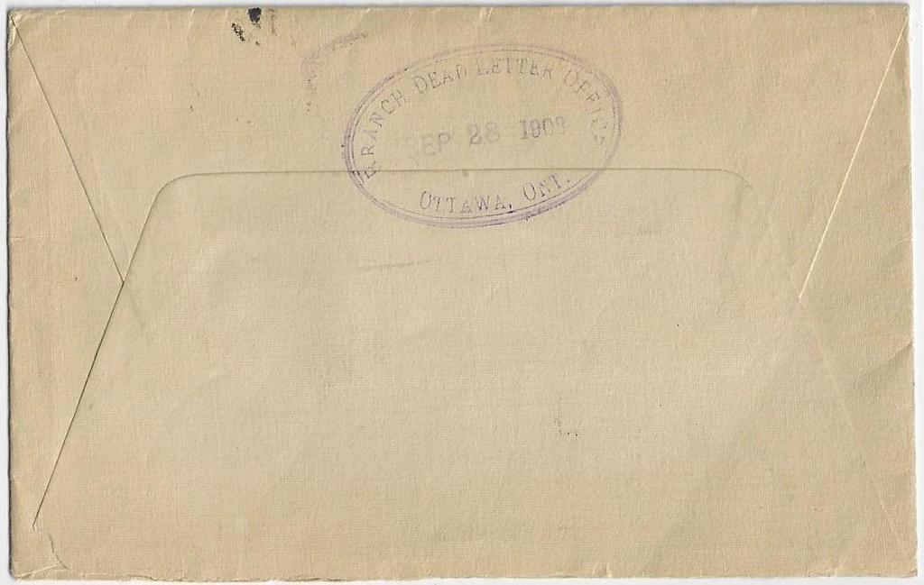 cancel on unadressed cover sent to
