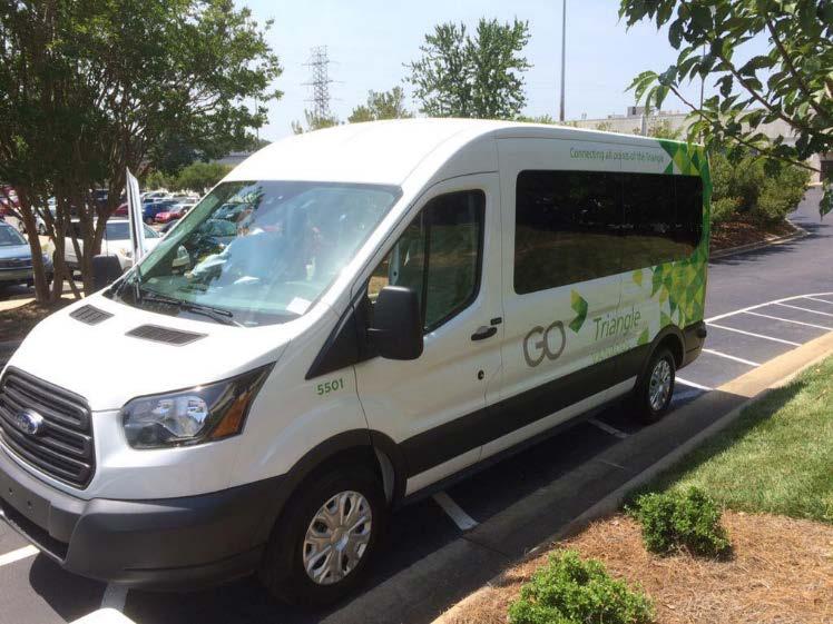 Short-Range Transit Plan Northern Durham/Rougemont Vanpool Services 20 Operator: GoTriangle Vicinity Map Project overview: This plan recommends a vanpool program in northern Durham County/Rougemont