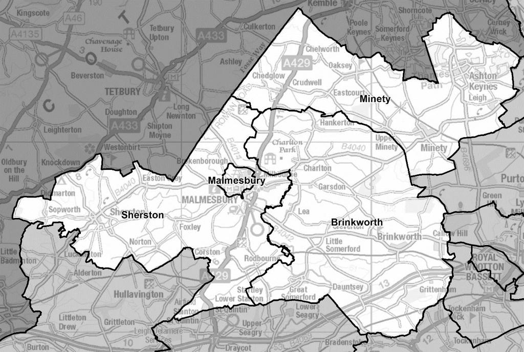 Malmesbury Division name councillors Variance 2024 Brinkworth 1-8% Malmesbury 1 3% Minety 1-3% Sherston 1 6% Brinkworth and Minety 90 The Council proposed that the existing divisions of Brinkworth