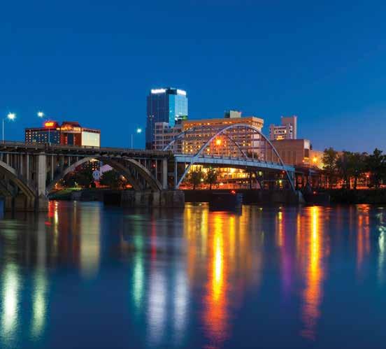EACH YEAR, MORE THAN 5.7 MILLION PEOPLE VISIT PULASKI COUNTY, IN WHICH LITTLE ROCK IS LOCATED.