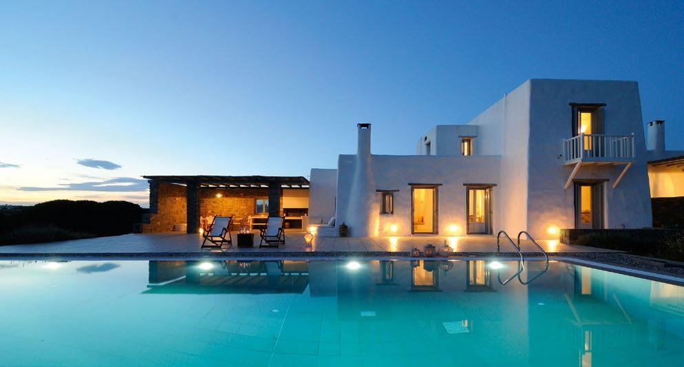 Villa Gemma Voutakos, Paros, Greece Sleeps 8: Price On Request Overview 4 Bedrooms 6 Bathrooms (5 Ensuite) Swimming Pool Villa Gemma is a traditional Cycladic-style villa, sparsely developed on a