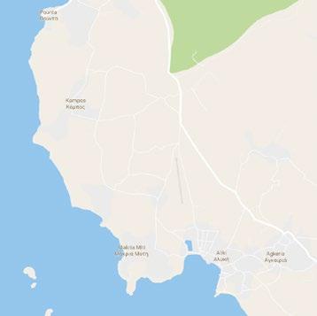 Location TOWN: Parikia 7 km 12 minutes AIRPORT: 2 km 4 minutes PORT: 7 km 12 minutes CLOSEST BEACH: Voutakos beach 1 km 2