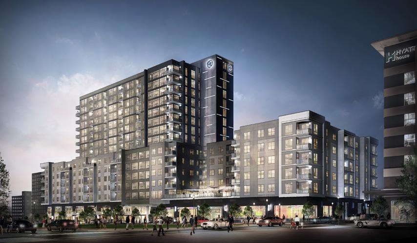 RAI PAC IN H HAR F MIDWN Park Central will be Midtown s most advanced mixed-use project ocated in the heart of North Hills vibrant Park District, the building features 36,000 square feet of street