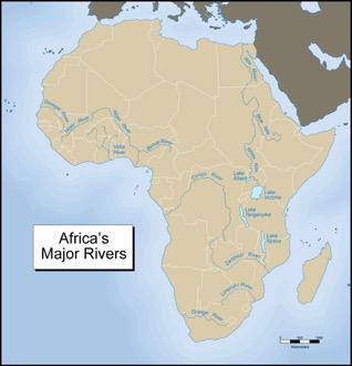 SS7G1 The student will locate selected features of Africa. a.