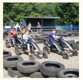 Pedal Karts pedal your way round a