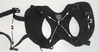 Rear Support: Leg Rings or the Rear Harness Two types of rear harnessing systems are available;