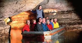 Te Anau Glowworm Caves a wonderful caves experience which combines a superb glowworm display with one of the most unusual limestone cave