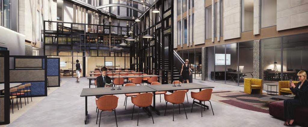 Club Workspace Set over six floors, these contemporary and stylish offices and studios wrap around a bright central atrium, designed to impress your customers and clients.