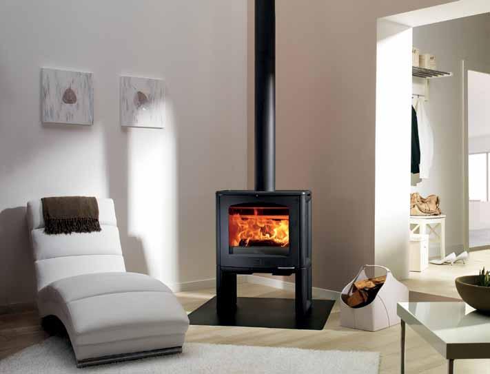 Output 9KW Heats up to 360m³ Scan Andersen 10 The Scan Andersen 10 combustion stove has a large