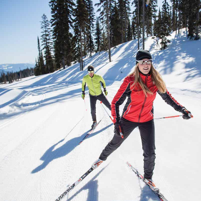 FRESH AIR FITNESS Get to know a different side of SilverStar and discover 55 km of amazing views, winding trails and world-class grooming.