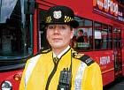 policeman or policewoman a traffic warden bus and tram