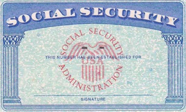 necessary that you bring your Social Security Card St.