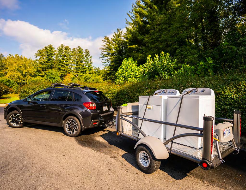 Utility Trailer Mode With a few easy adjustments, you can easily transform the GO into a fully functional utility trailer ready for every day moving needs.