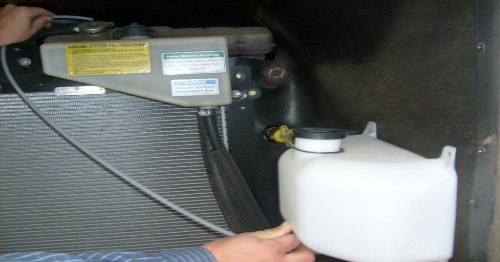 and can be installed at any height) Pump assisted rear radiator coolant fill For those hard to fill radiators.